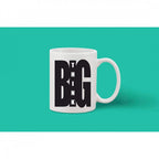 Printed Ceramic Coffee Mug - 1 Pieces, White, 11oz