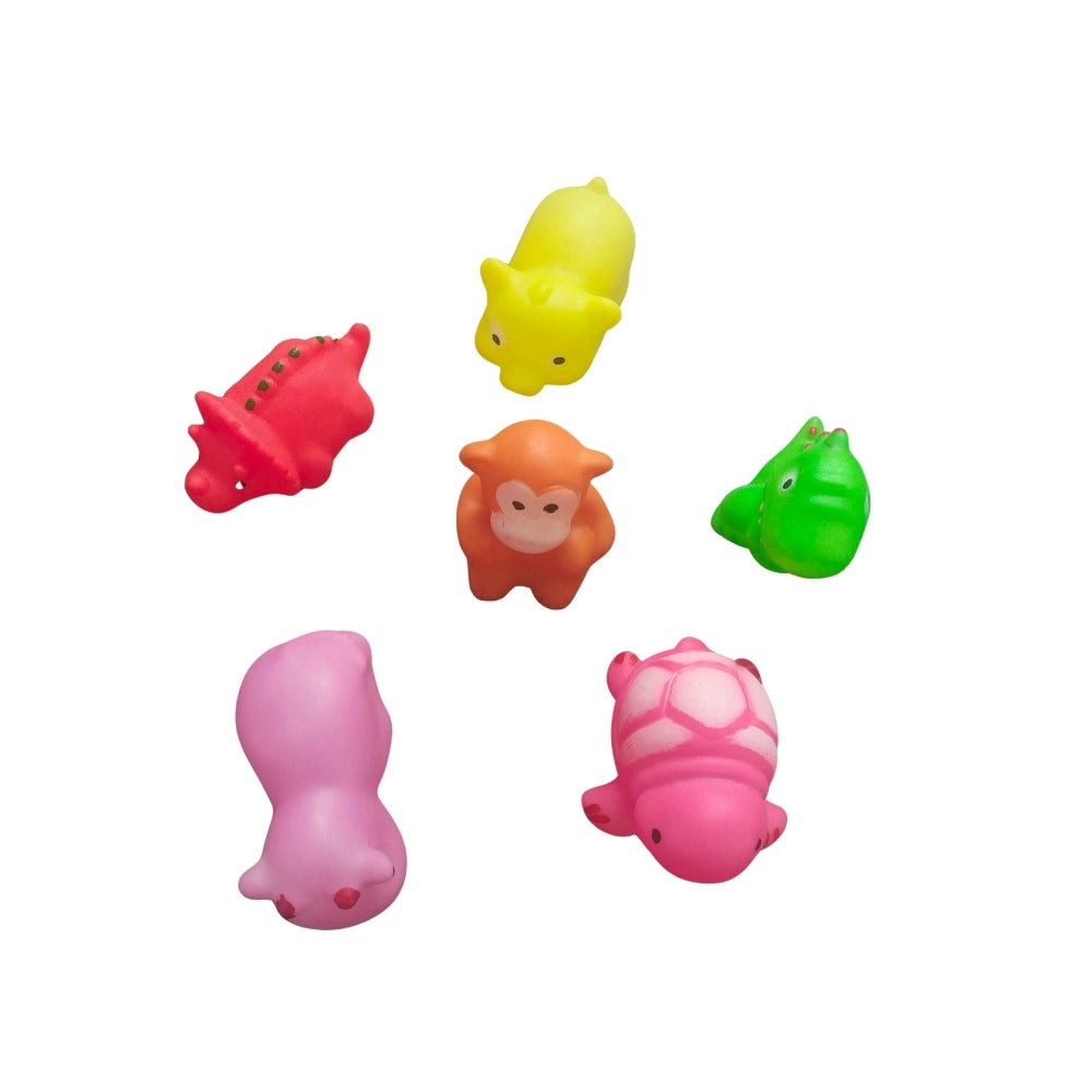 Small Size Animal Chu Chu Toys |   Rubber  |   Toys| 6+ Months