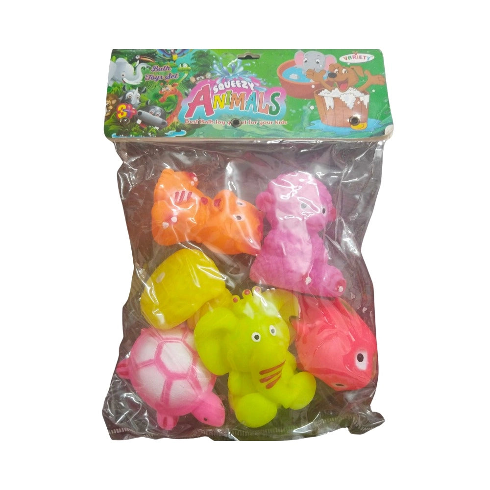 Domestic Mixed Animal Chu Chu Toys |   Rubber  |   Toys| 6+ Months