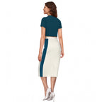 Knitting stretchable Solid Round Neck Cap Sleeve Top (Morpich)