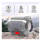 Plastic Rubber Wireless A005 Bluetooth Speaker (Grey)