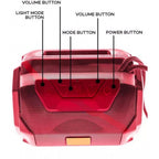 Plastic Rubber Wireless A005 Bluetooth Speaker (Red)