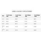 Girl's Fleece Printed Long Sleeves Hoodie Jacket (Magenta)
