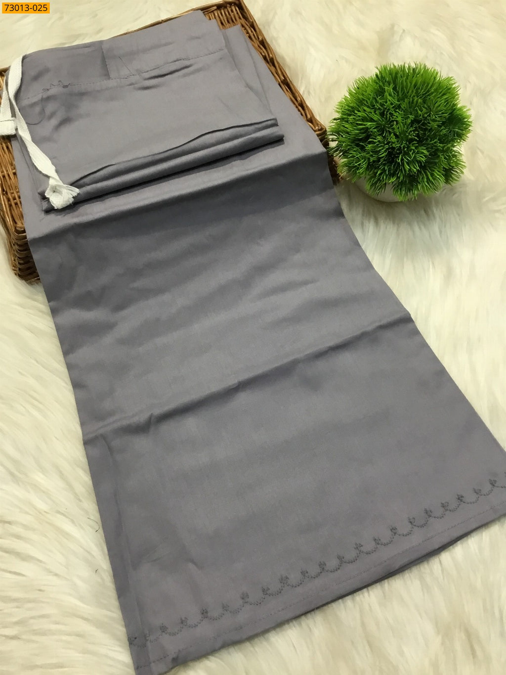 Premium Mangai Cotton Inskirt Steel Grey ST-73013-025