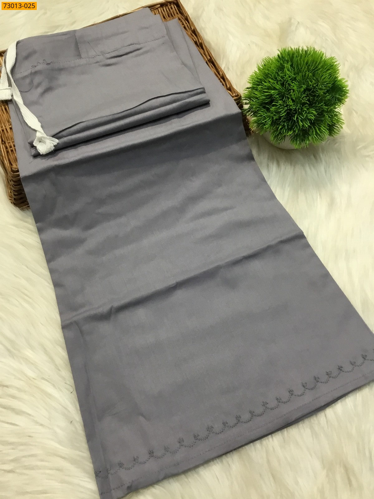 Premium Mangai Cotton Inskirt Steel Grey ST-73013-025