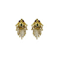 Women's Pack of_2 Brass Gold-Plated Earrings (Gold)