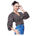 Floral Long Sleeves Top (Multicolor)