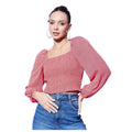 Floral Long Sleeves Top (Red)