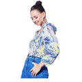 Floral Long Sleeves Top (Multicolor)
