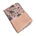Printed Saree With Unstitched Blouse 5.5Mtr (Cream-Black)