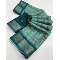 Printed Saree With Unstitched Blouse 5.5Mtr (Rama)