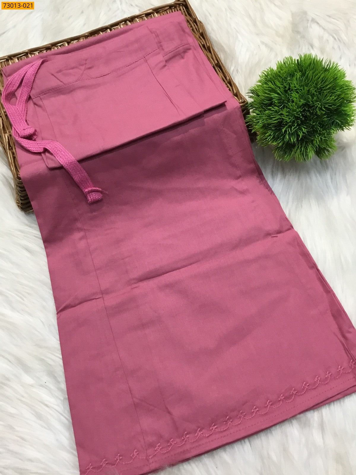 Premium Mangai Cotton Inskirt Dusty Pink ST-73013-021